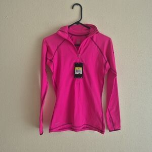 Nike Pro Half Zip Performance Jacket Hot Pink Size Small